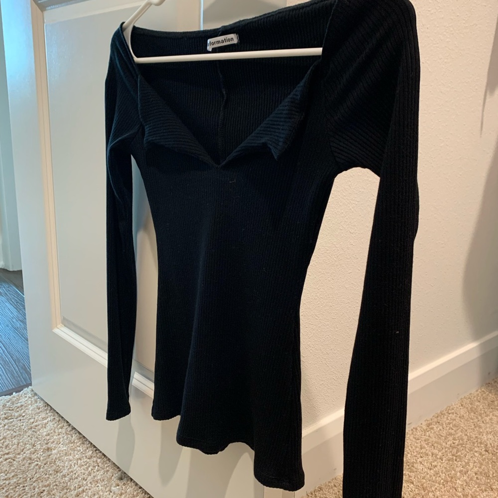 REFORMATION Black Long Sleeve